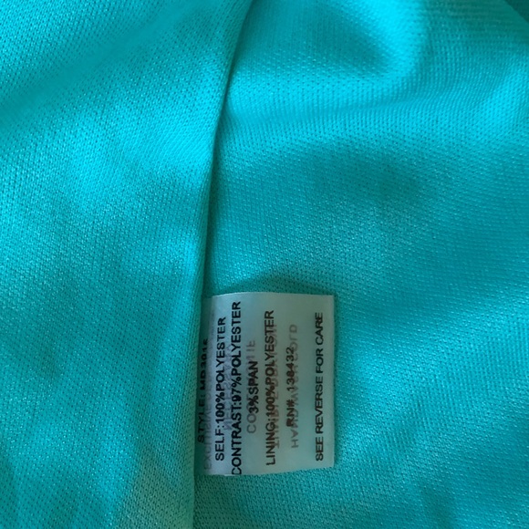 Modcloth Green pleated dress. Size M - Picture 9 of 10